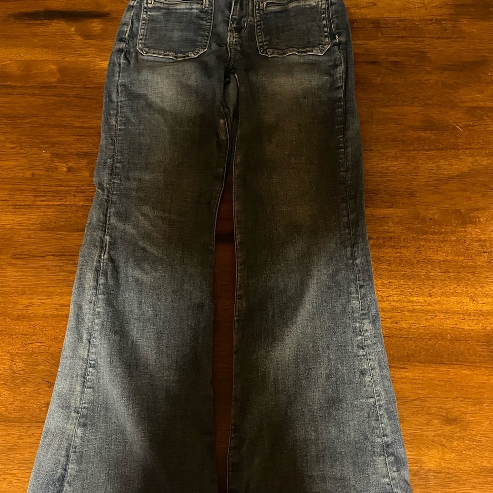 A&E Women's Flared Denim Jeans